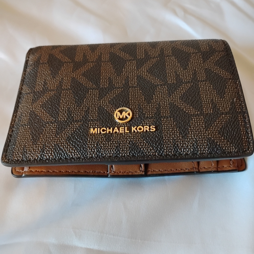 Michael Kors Brown and Black Wallet
